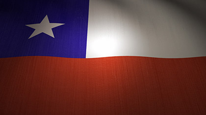 Chile Flag Waving