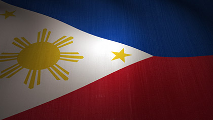 Philippines Flag Waving